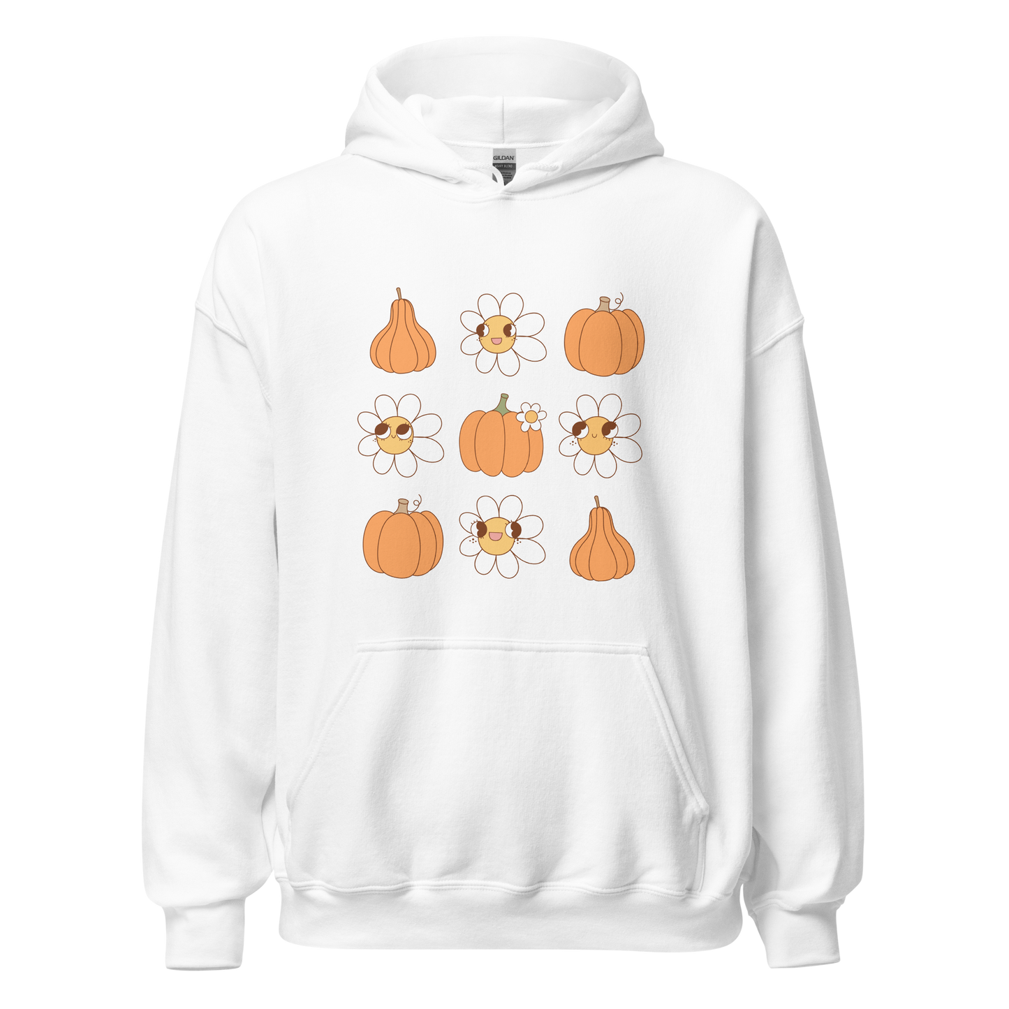 Pumpkins and Flowers Hoodie