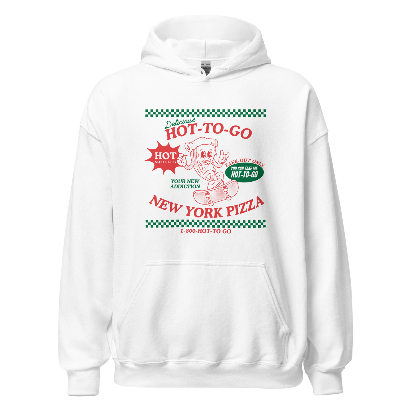 Hot To Go New York Pizza Hoodie