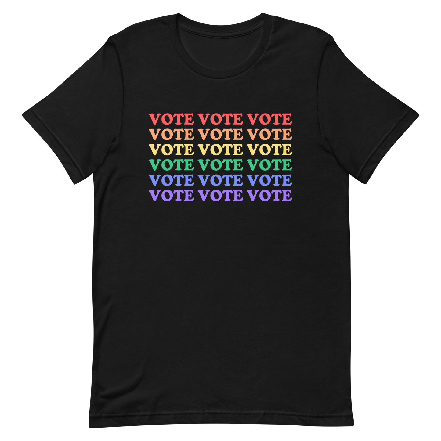 LGBTQA Flag Vote T-Shirt