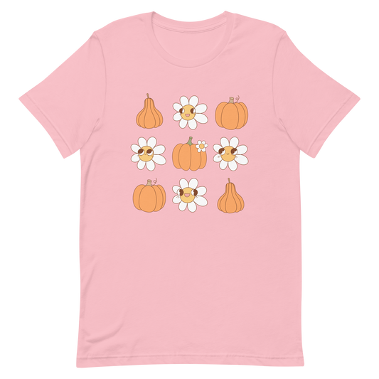 Pumpkins and Flowers T-Shirt