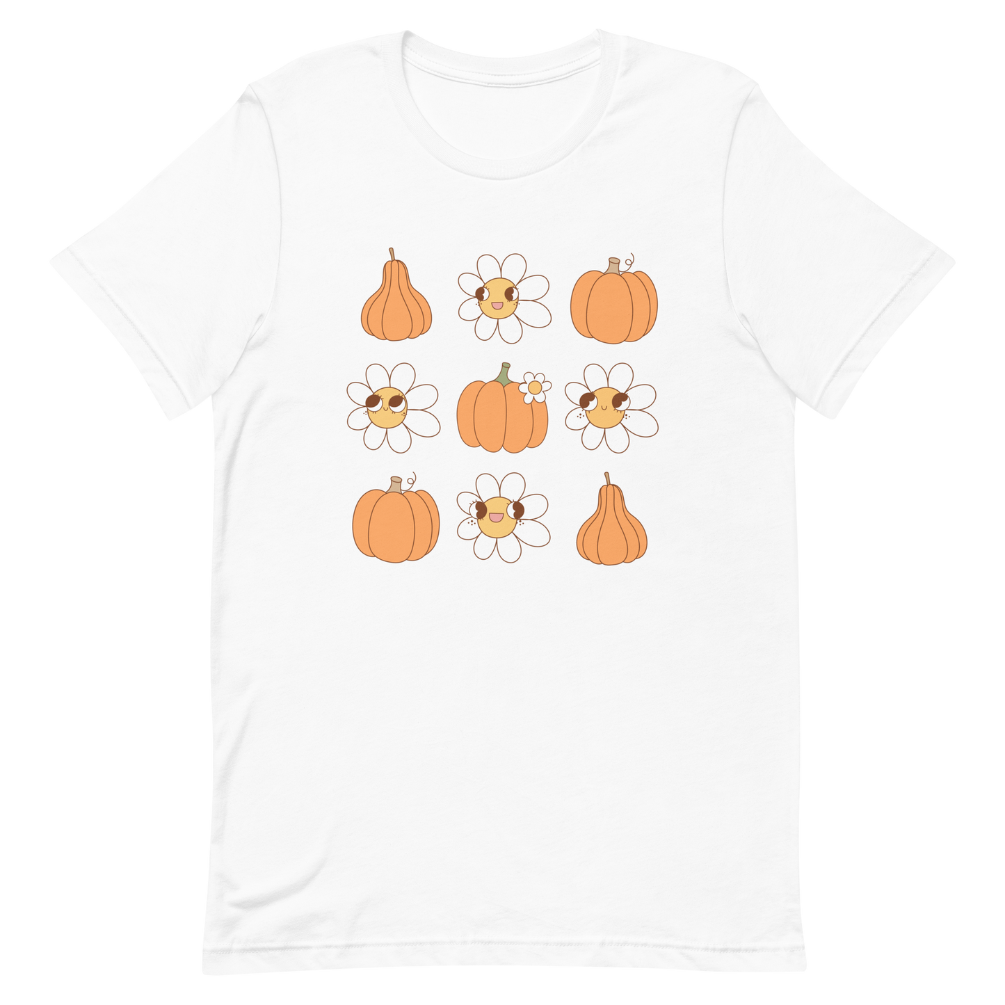 Pumpkins and Flowers T-Shirt