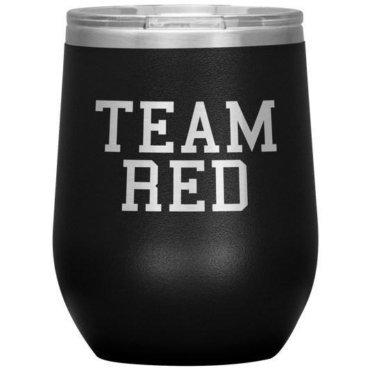 Team Red Wine Tumbler
