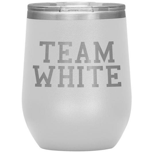 Team White Wine Tumbler