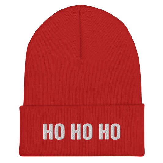 Ho Ho Ho Cuffed Beanie