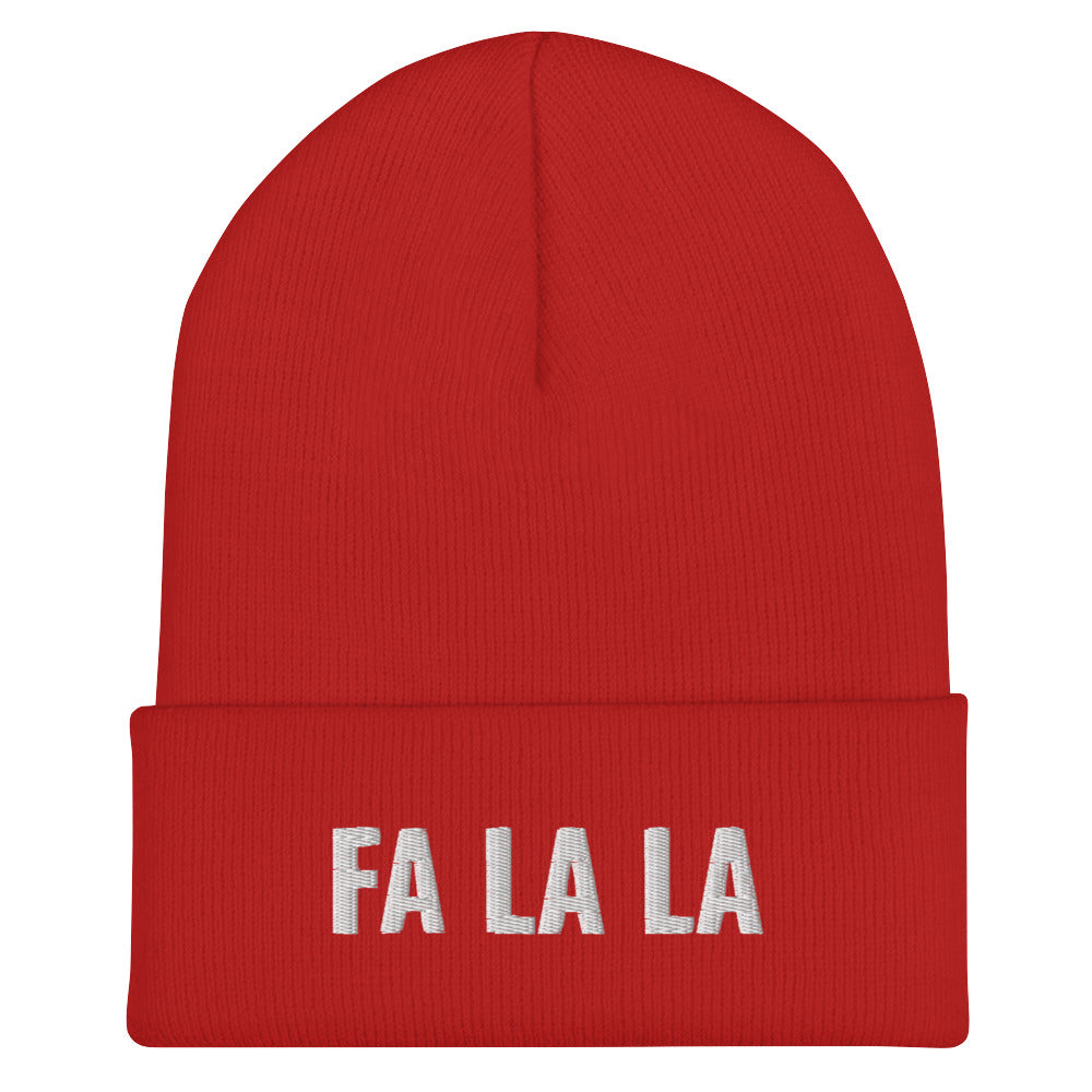 Fa La La Cuffed Beanie