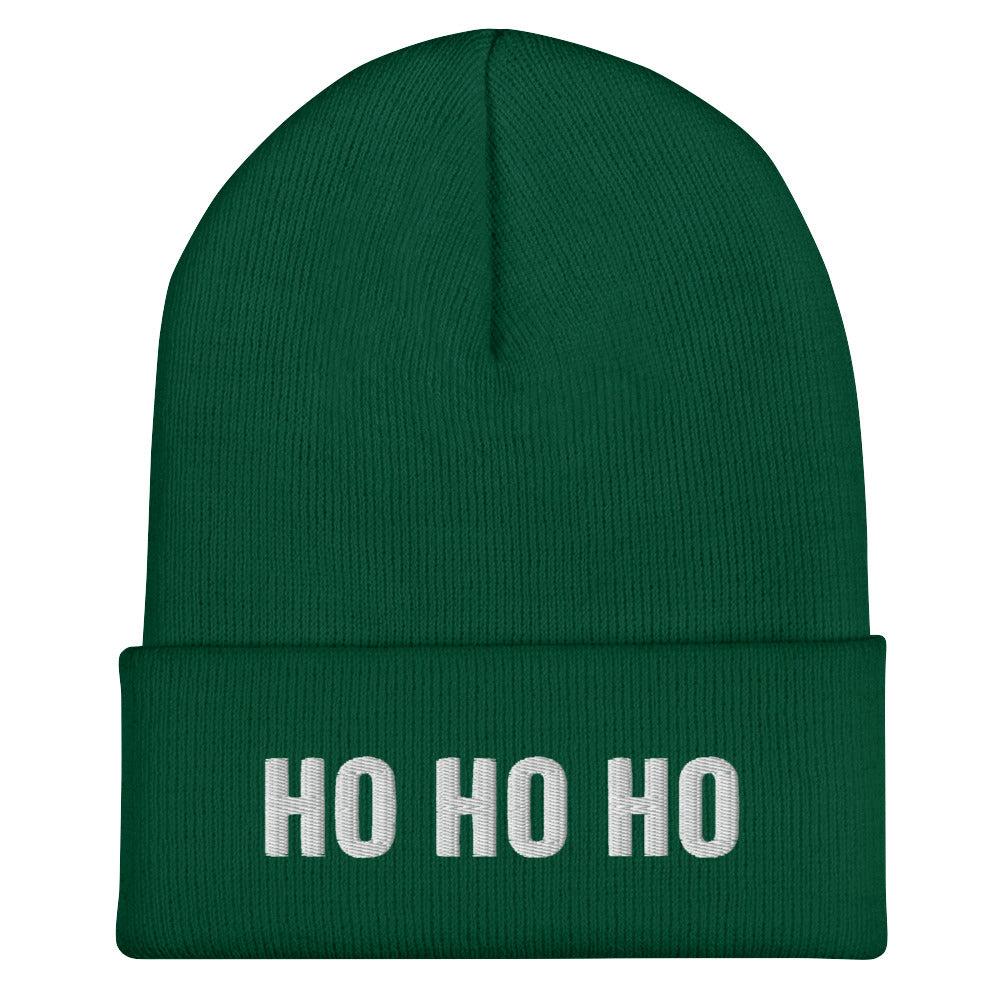 Ho Ho Ho Cuffed Beanie