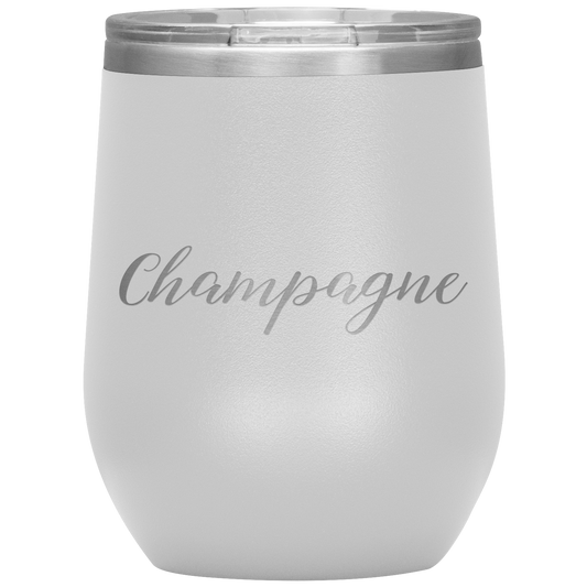 Champagne Wine Tumbler