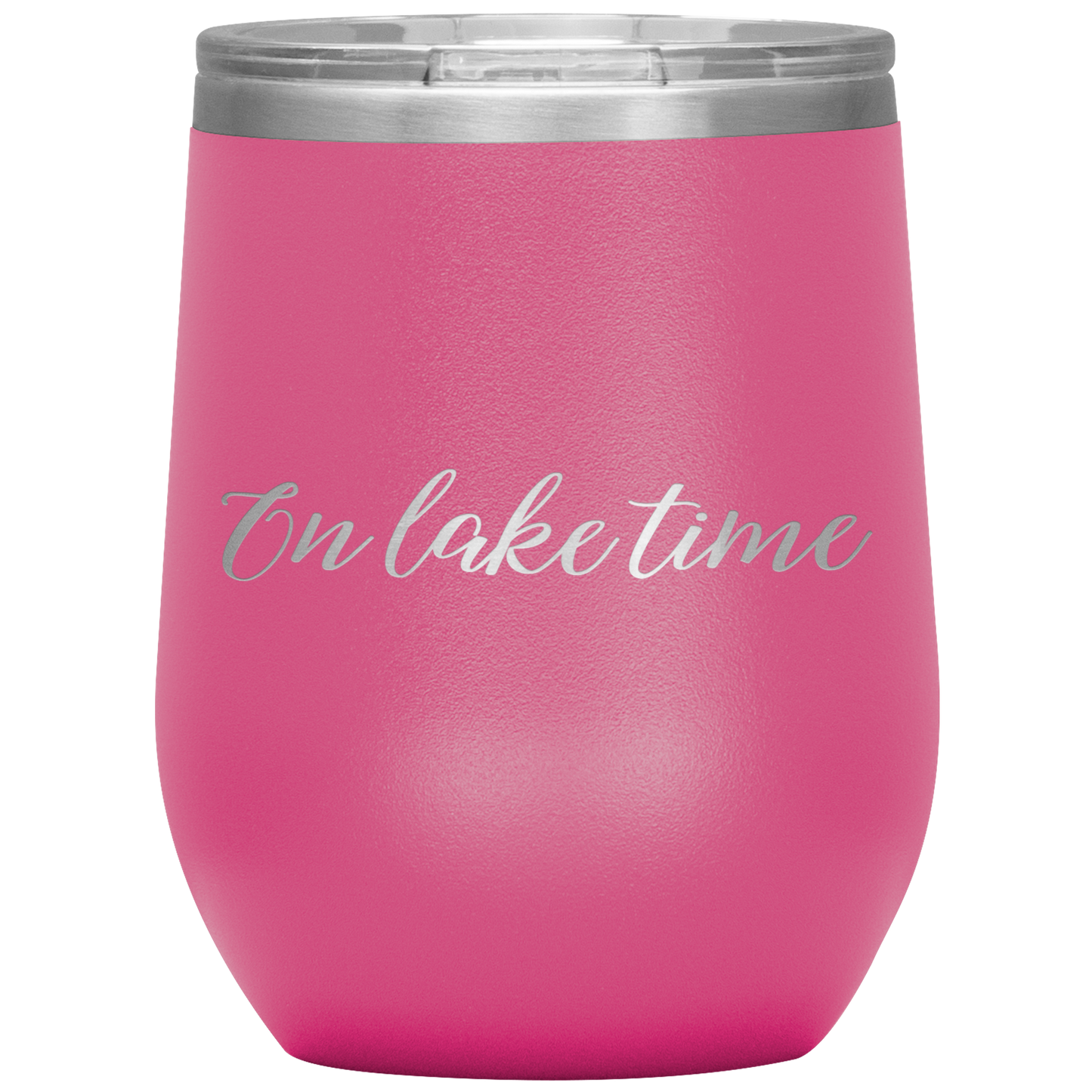 On Lake Time Wine Tumbler