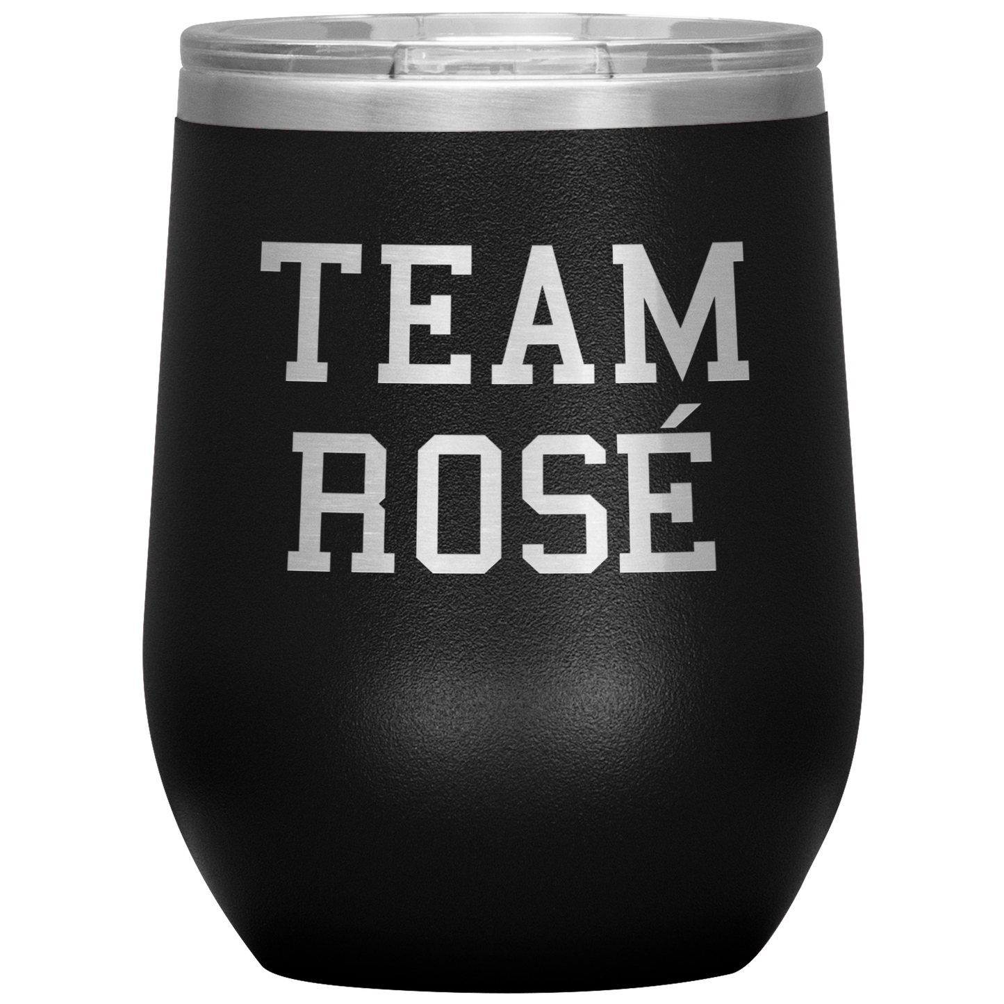 Team Rose Wine Tumbler