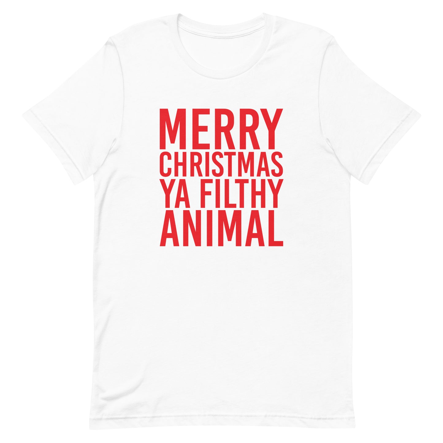 Merry Christmas Ya Filthy Animal t-shirt