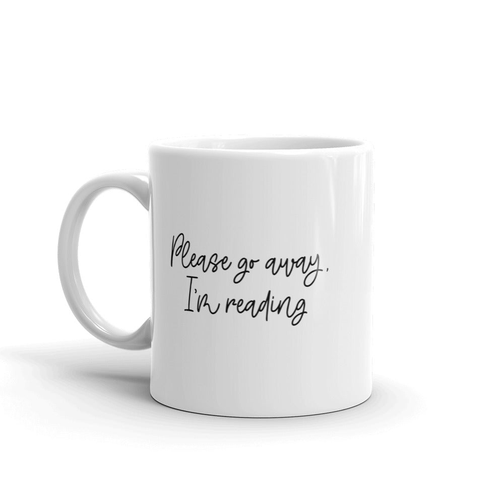 Please Go Away, I'm Reading Mug