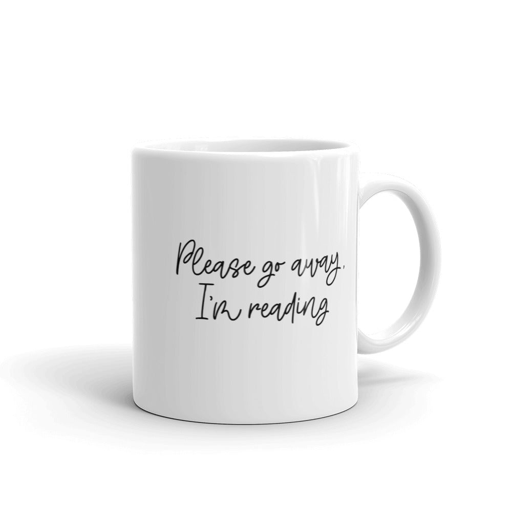 Please Go Away, I'm Reading Mug