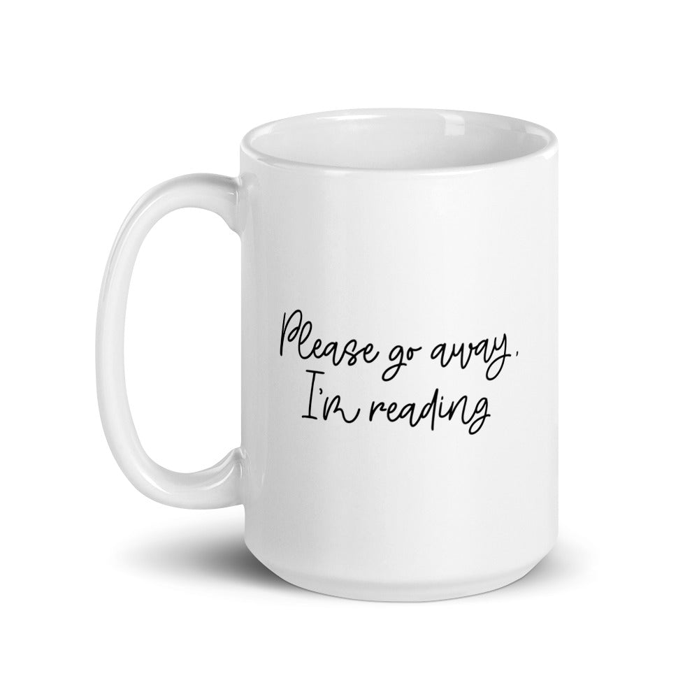 Please Go Away, I'm Reading Mug