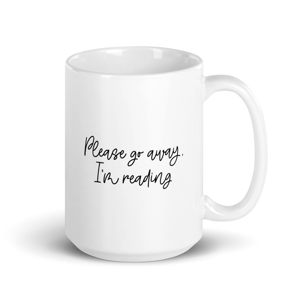 Please Go Away, I'm Reading Mug